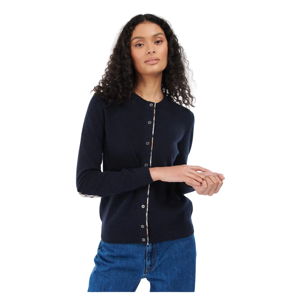 Cardigan Donna Barbour Pendle Blu Navy