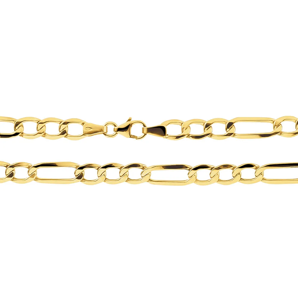 Catena L'homme Or Oro Giallo 375/1000 Maglia Alternata 1/3 50 cm 1425082