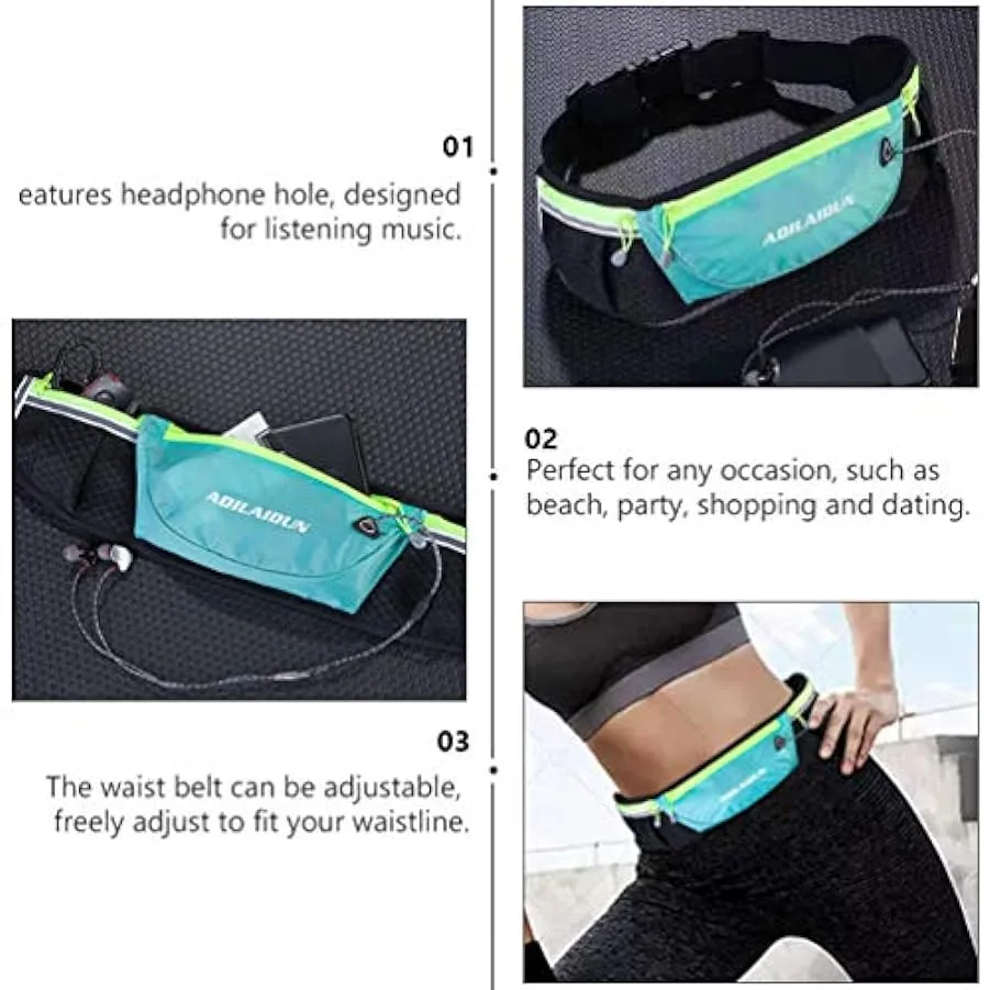 CLISPEED Marsupio Marsupio Marsupio da Corsa Marsupio Ciclismo Marsupio Sportivo Marsupio Borsa Impermeabile per Uomo Donna Cicl