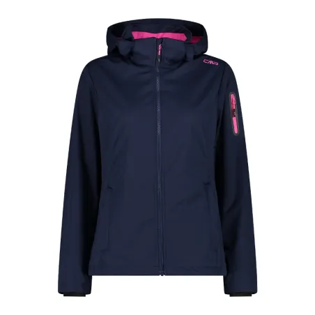 CMP   donna    Giacca in Light Softshell con cappuccio staccabile - col. 00MR