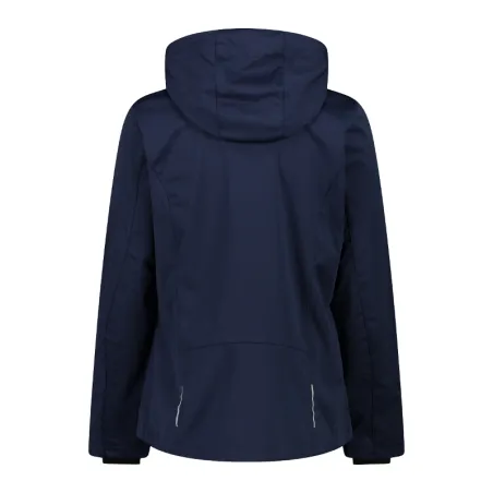 CMP   donna    Giacca in Light Softshell con cappuccio staccabile - col. 00MR