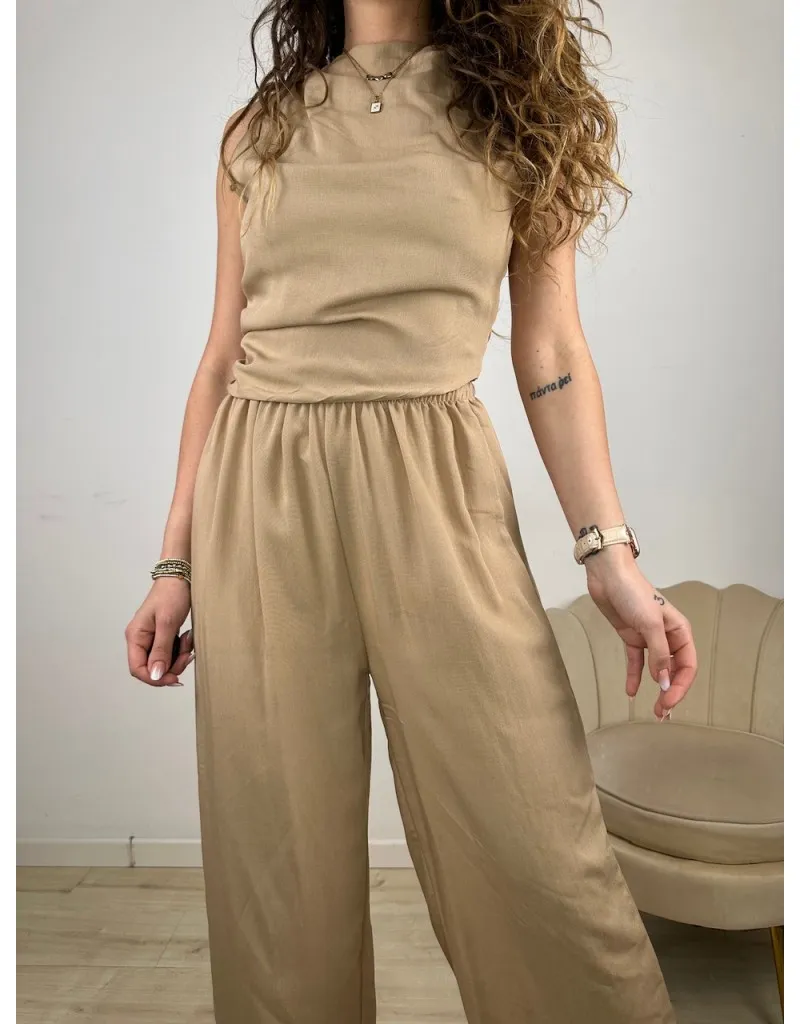 CO ORD SET SOFIA CAMEL