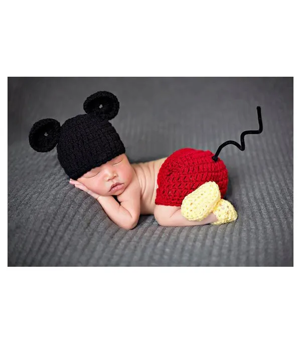 Completino neonato Mickey Mouse uncinetto