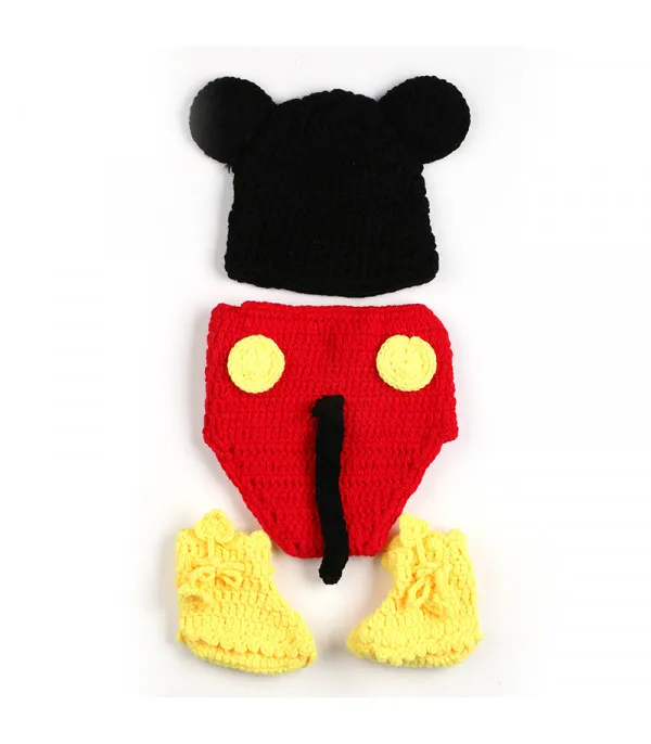 Completino neonato Mickey Mouse uncinetto