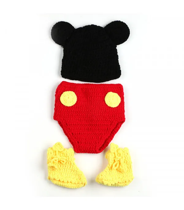 Completino neonato Mickey Mouse uncinetto