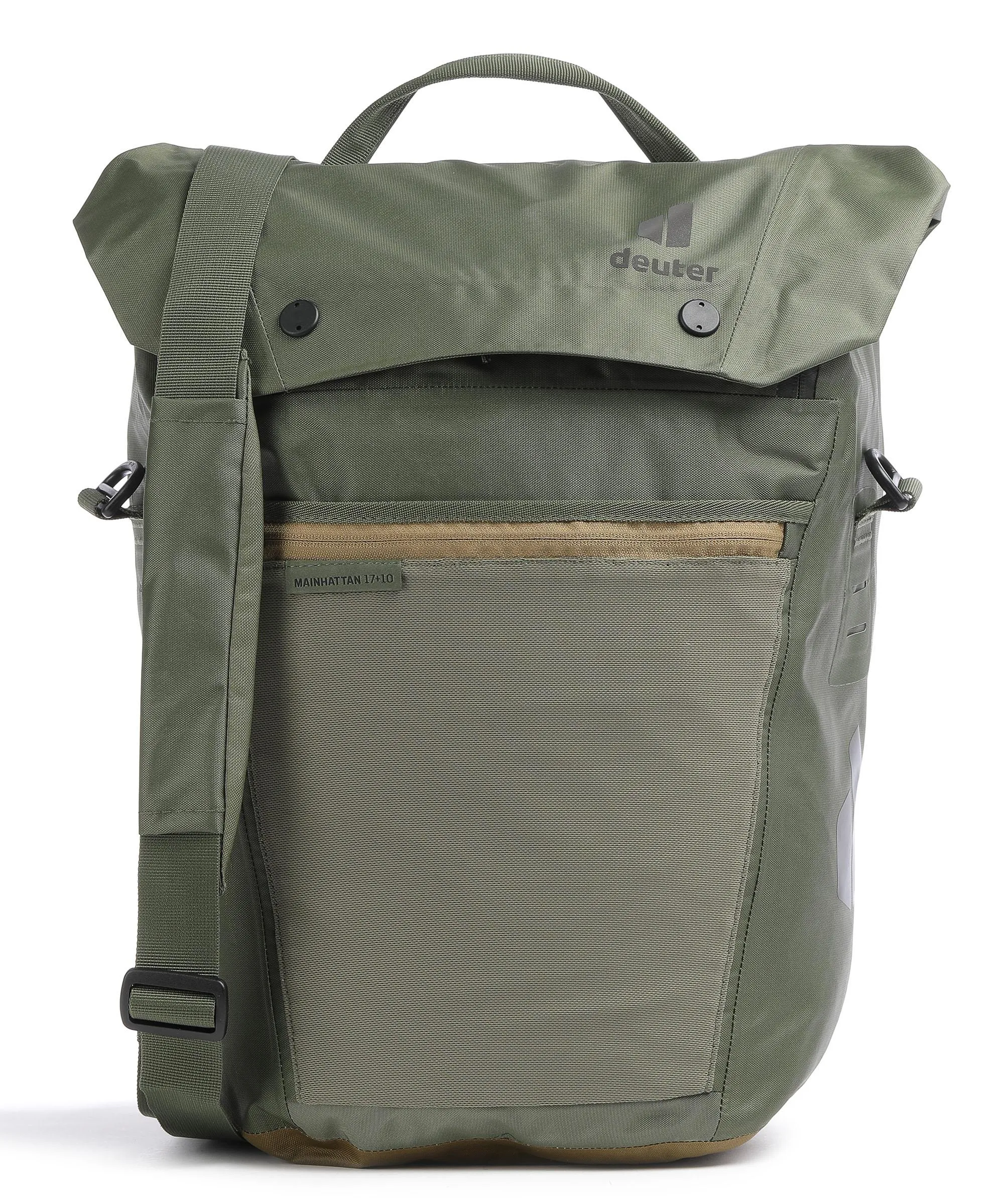  Deuter Mainhattan 17+10 Borsa per portapacchi 15″ poliammide cachi  