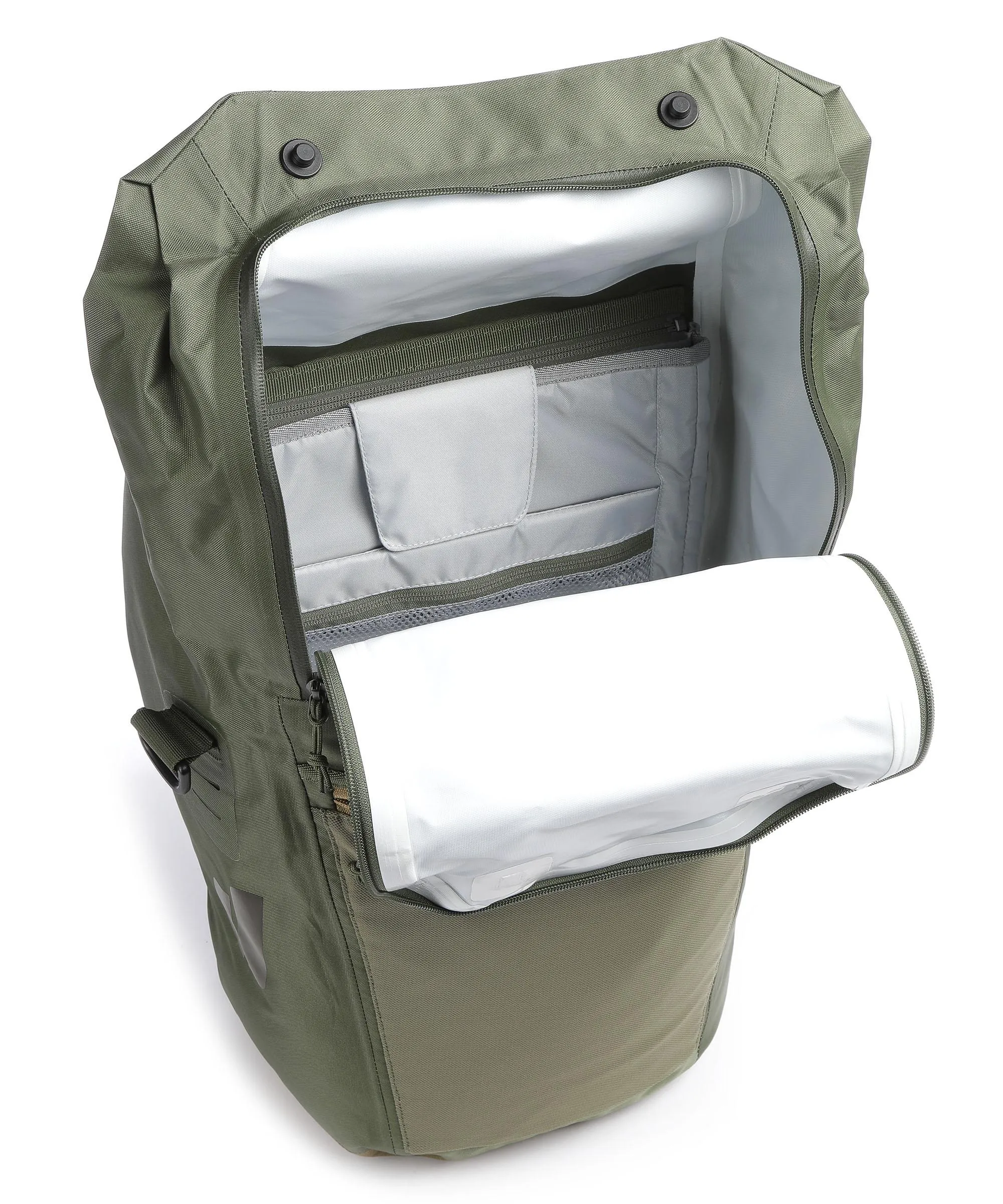  Deuter Mainhattan 17+10 Borsa per portapacchi 15″ poliammide cachi  