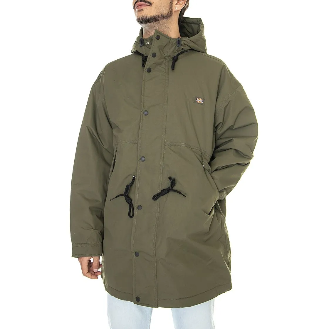 Dickies Glacier View Parka Military Green - Giacca Invernale con Cappuccio Uomo Verde    