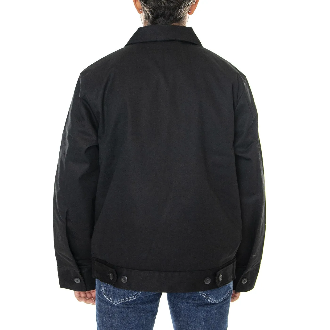 Dickies Lined Eisenhower Jacket Rec Black - Giacca Invernale Uomo Nera    