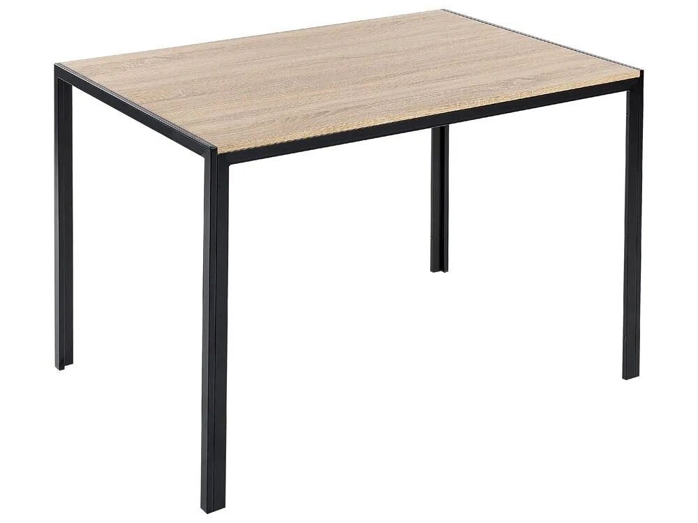Dining Table NEWFIELD Light Brown 120 cm 80 cm