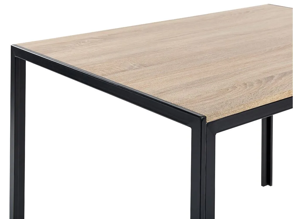 Dining Table NEWFIELD Light Brown 120 cm 80 cm