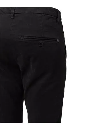 DONDUP Abbigliamento,Pantaloni Chino in cotone nero 