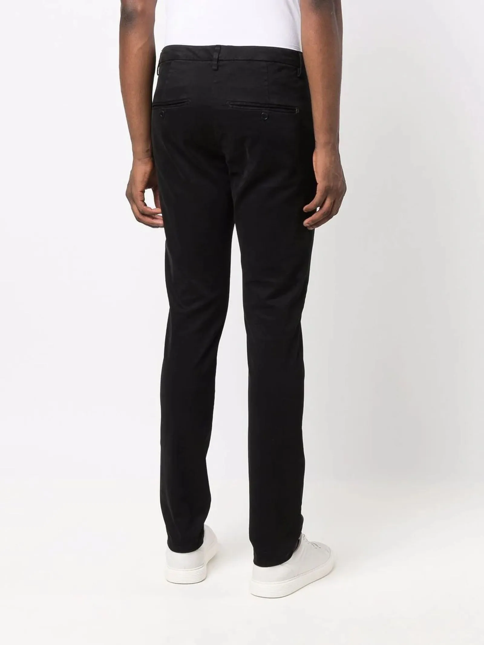 DONDUP Abbigliamento,Pantaloni Chino in cotone nero 
