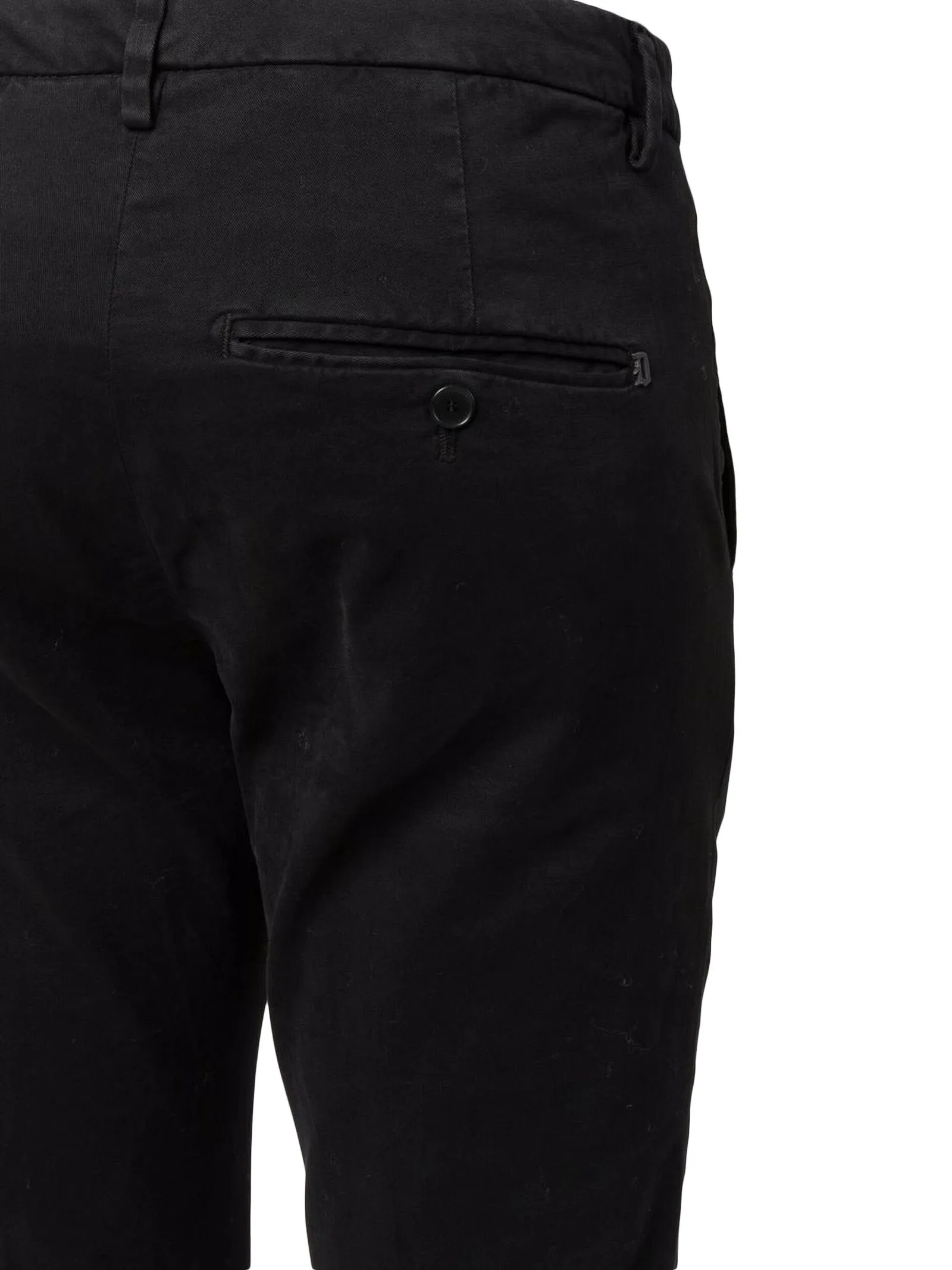 DONDUP Abbigliamento,Pantaloni Chino in cotone nero 