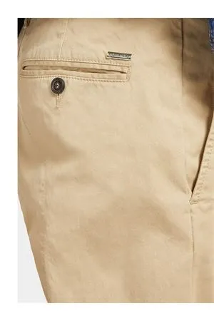 DSQUARED Abbigliamento,Pantaloni Pantaloni chino beige in cotone elasticizzato 