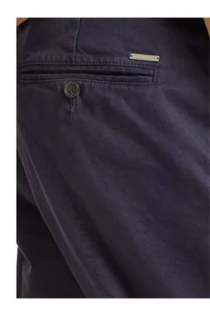 DSQUARED Abbigliamento,Pantaloni Pantaloni chino blu in cotone elasticizzato 