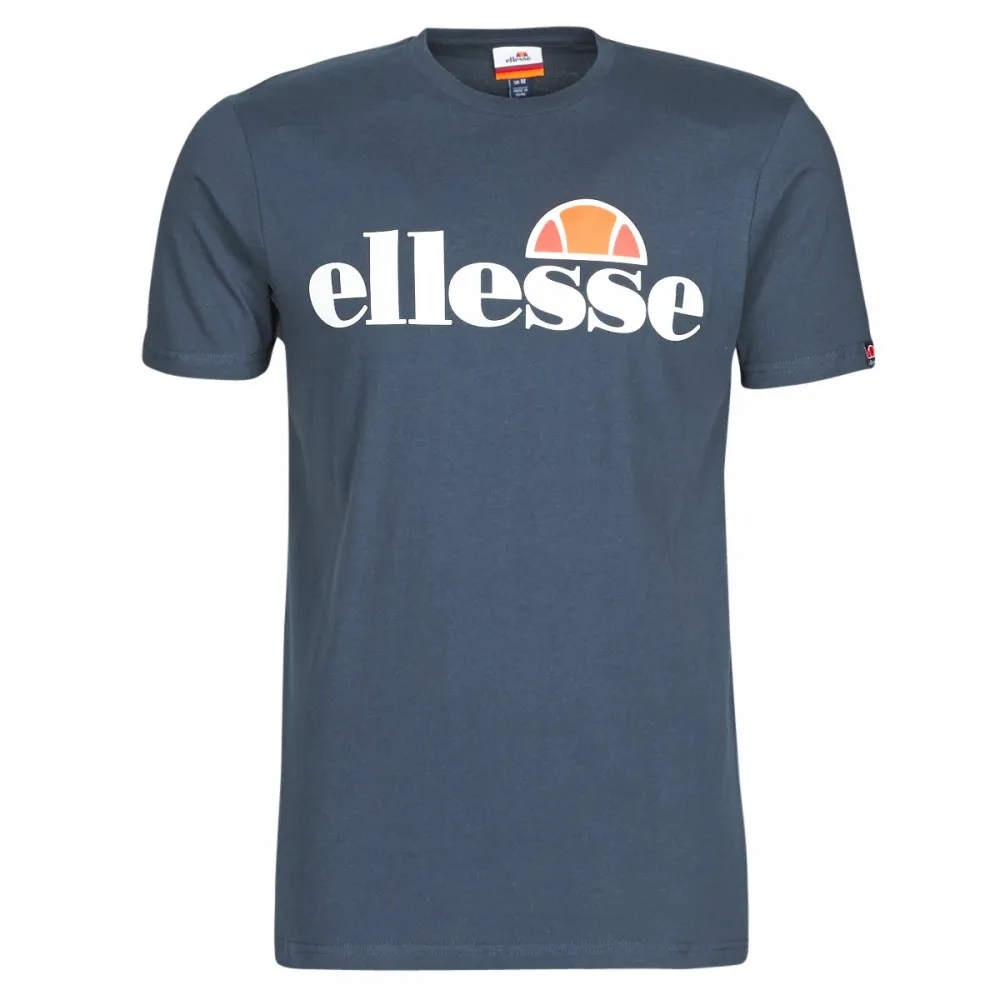 ELLESSE - T-SHIRT BASIC LOGO MINIMAL Blu scuro
