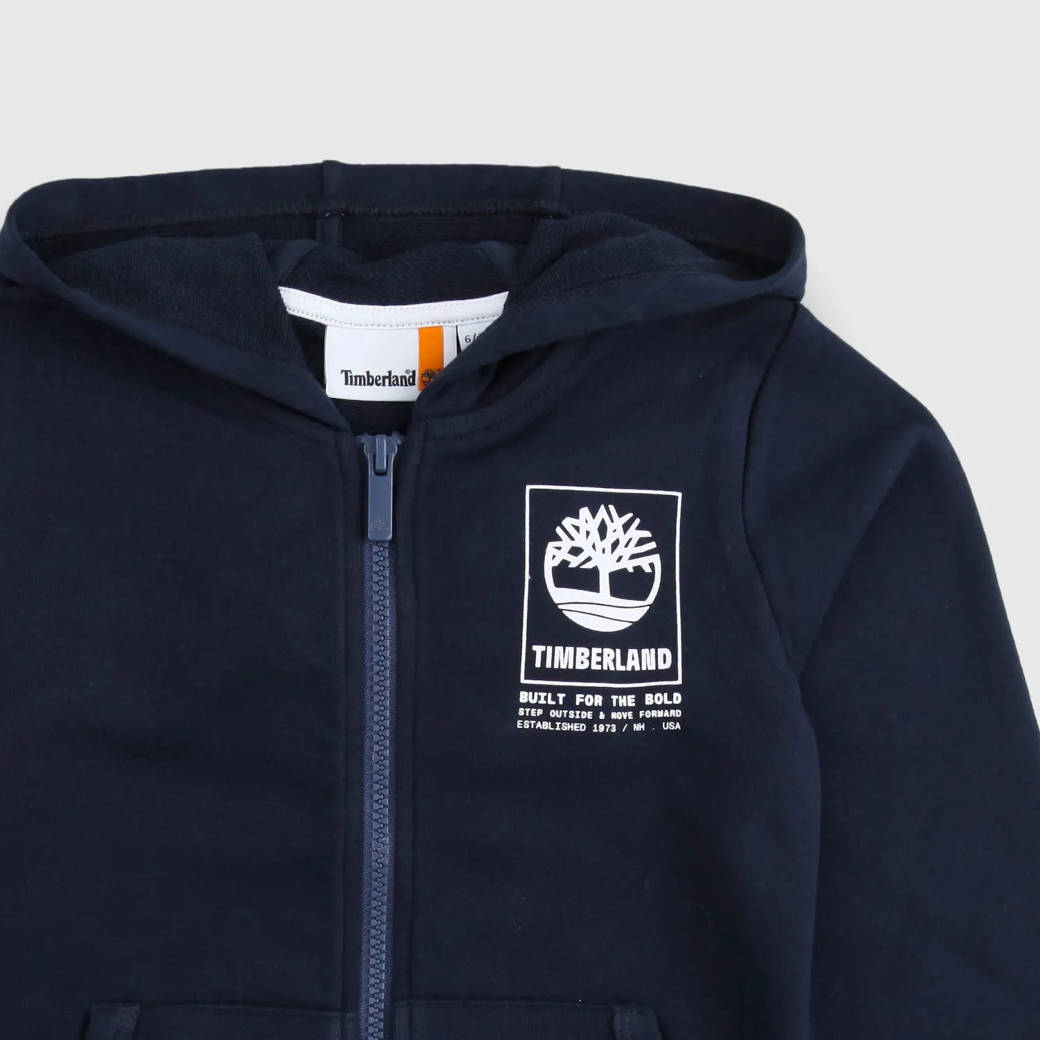 Felpa Blu Con Zip Bambino E Ragazzo