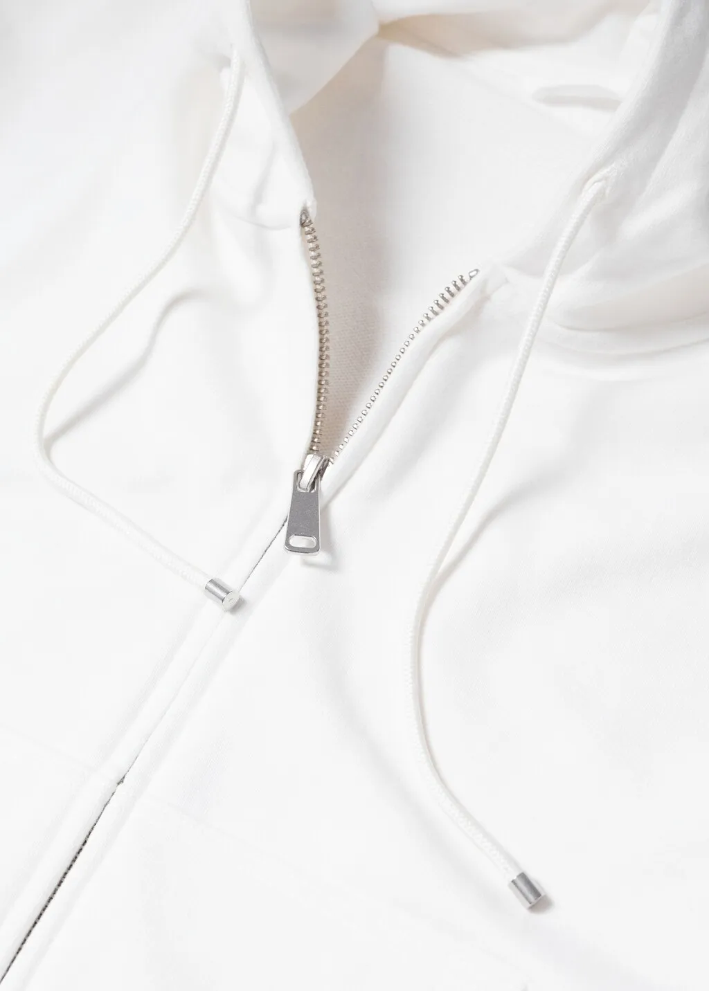 Felpa cappuccio zip