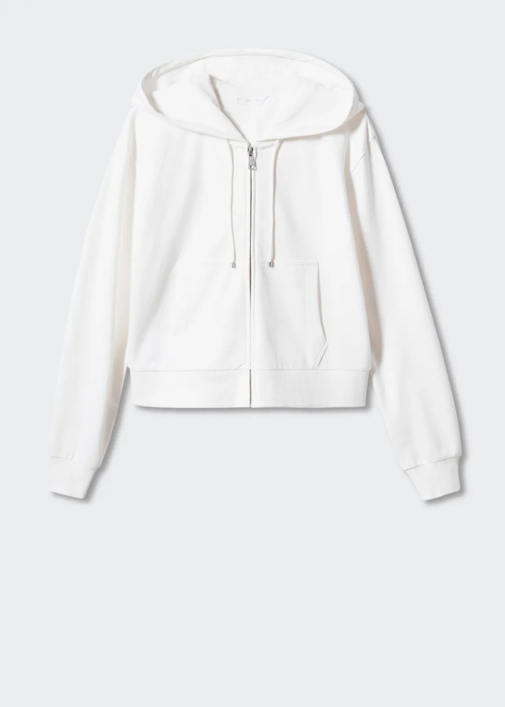 Felpa cappuccio zip