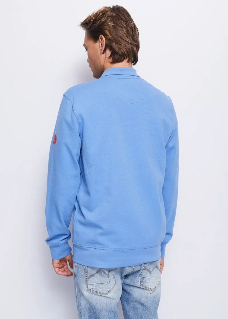 Felpa con zip e logo
