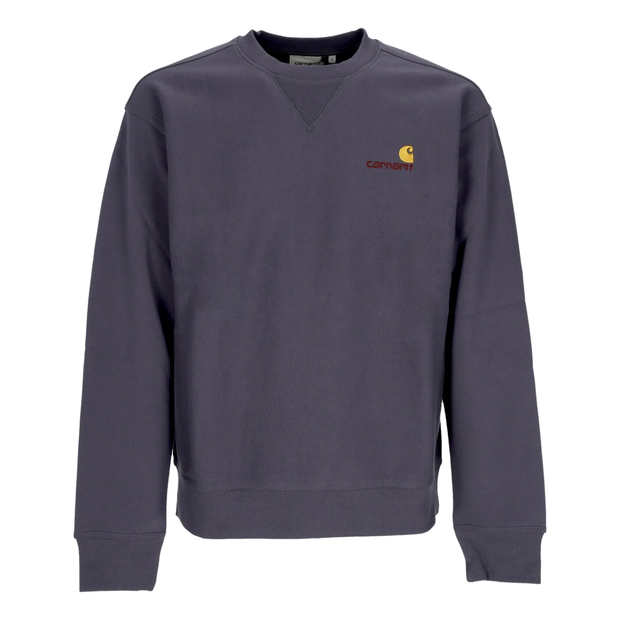 Felpa Girocollo Uomo American Script Sweat Zeus