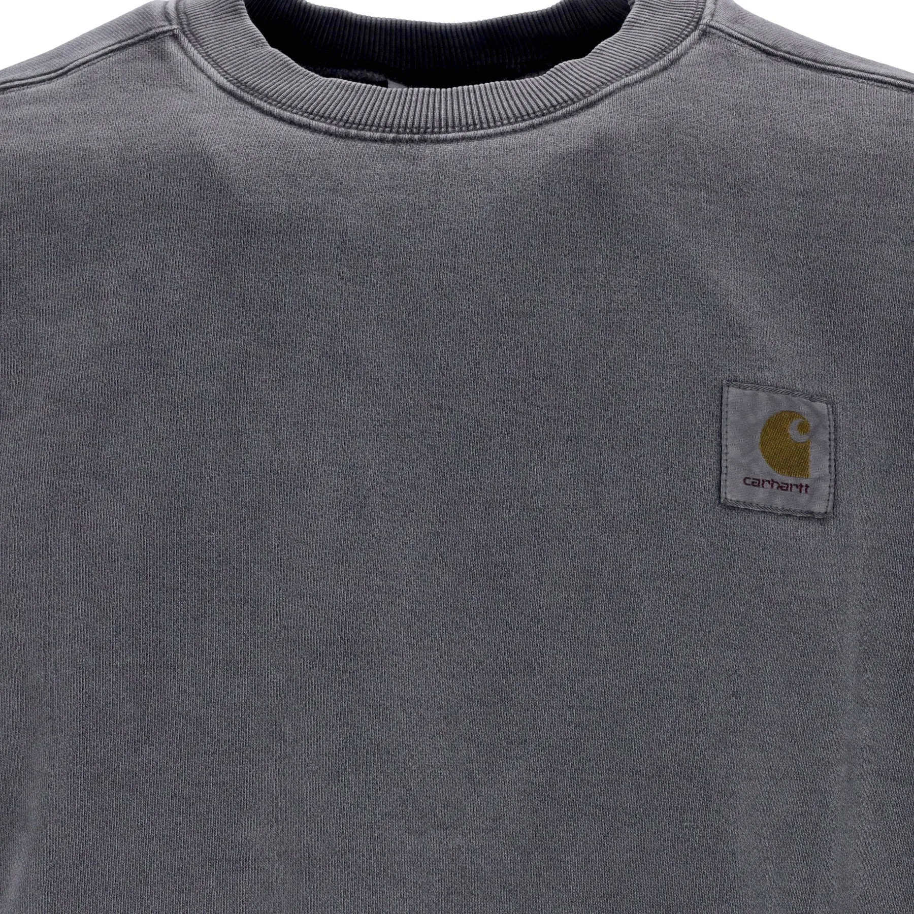 Felpa Girocollo Uomo Vista Sweat Vulcan Garment Dyed