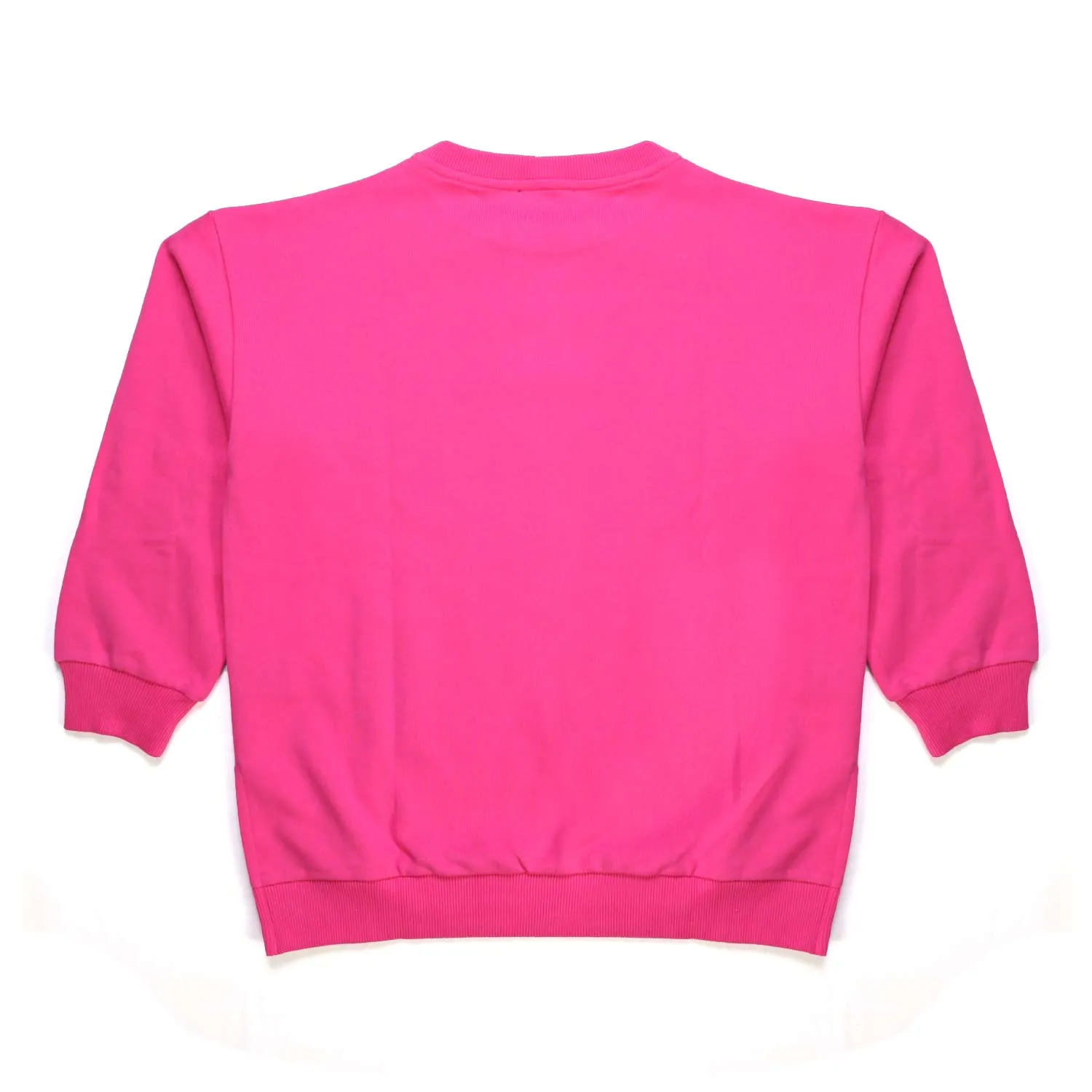 Felpa Oversize Fucsia Bambina E Teenager