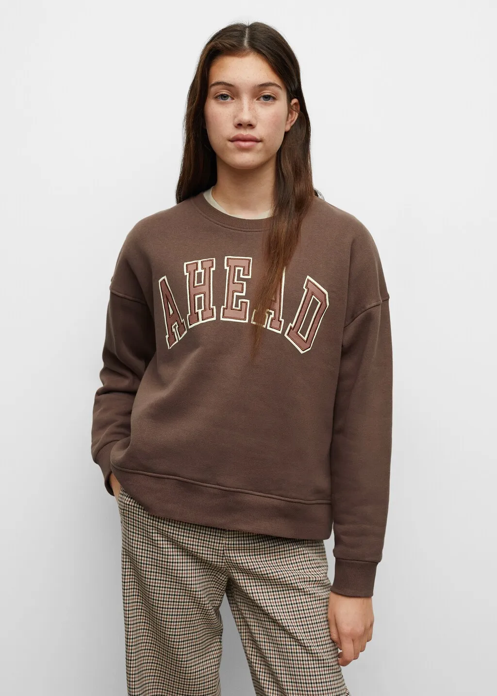 Felpa oversize messaggio