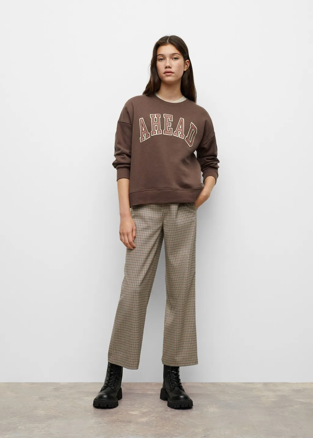Felpa oversize messaggio