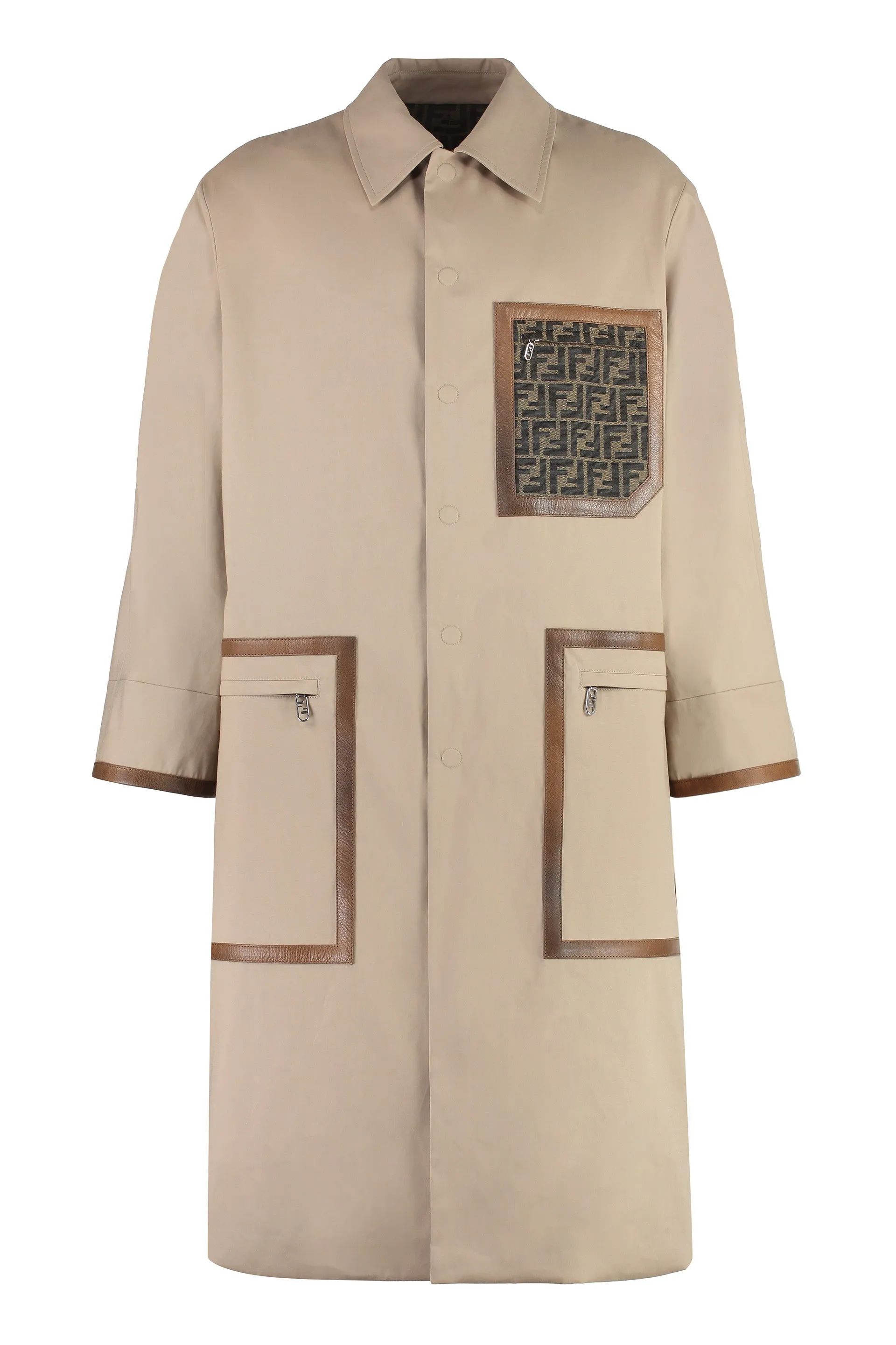Fendi Trench coat lungo reversibile