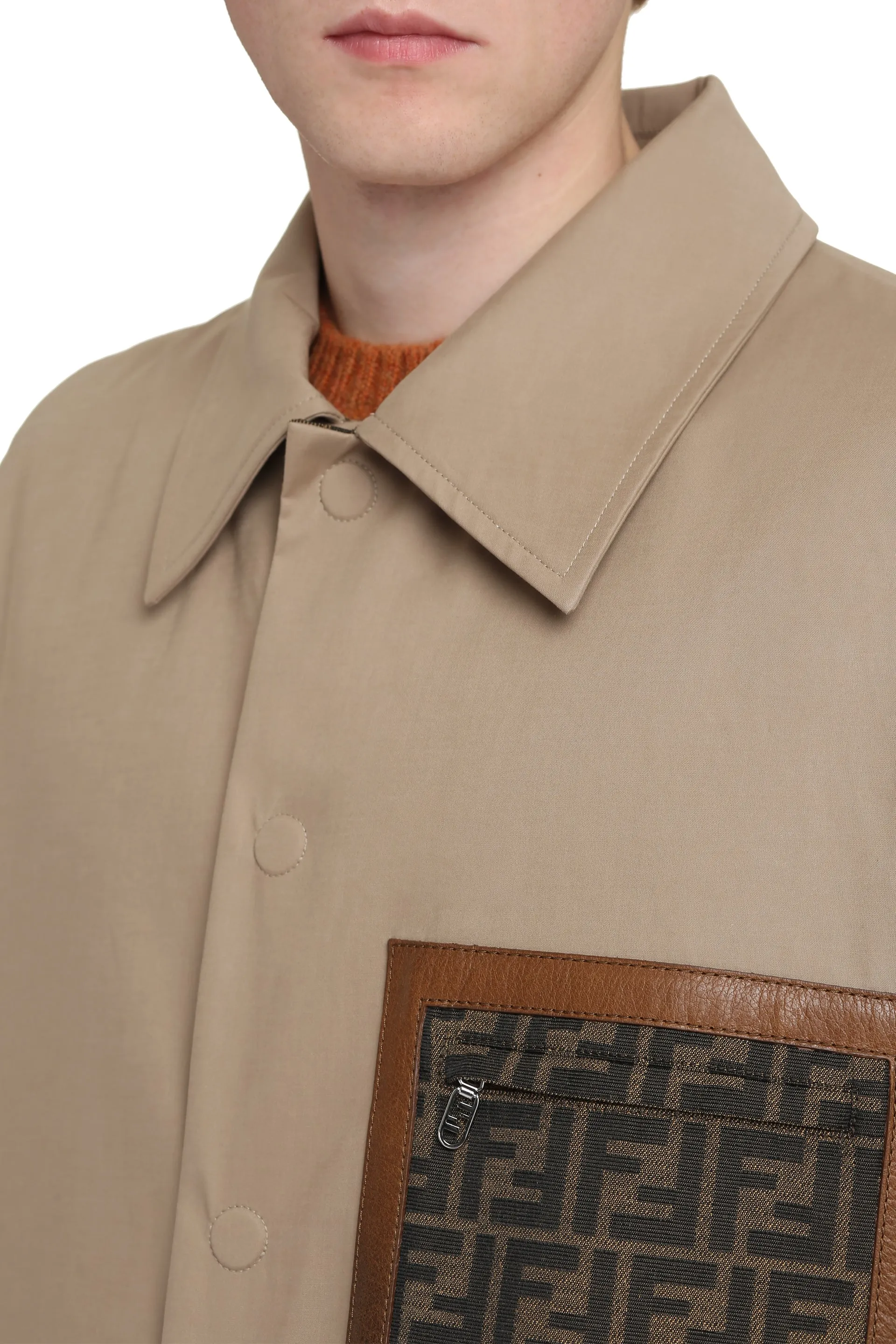 Fendi Trench coat lungo reversibile