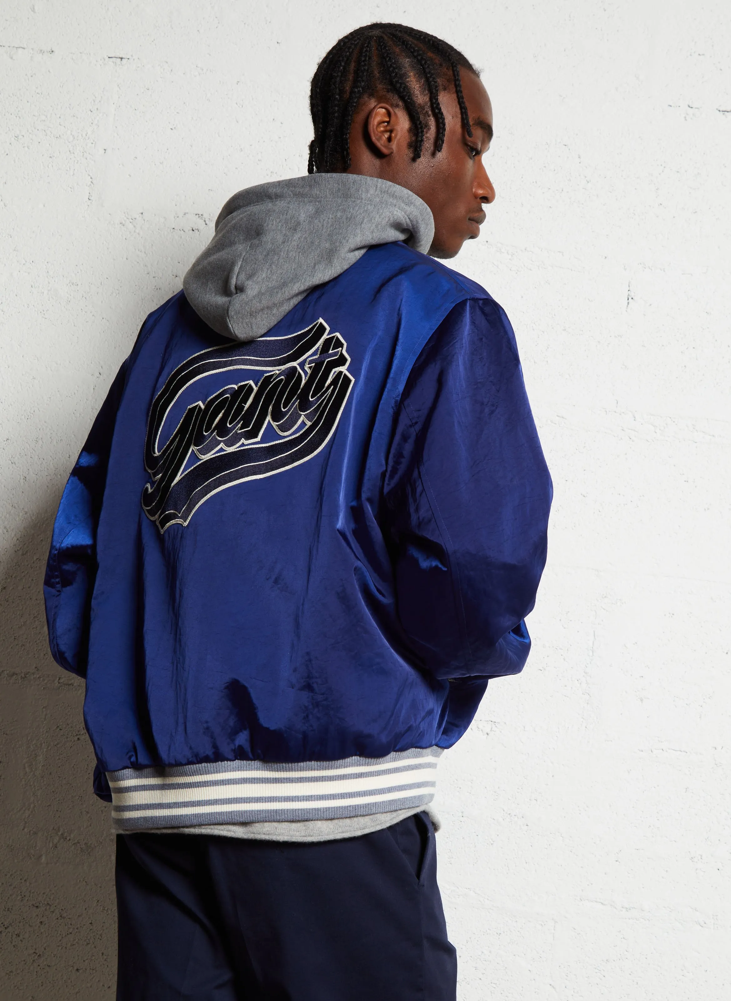  GANT   Giacca con cappuccio double face | Blu