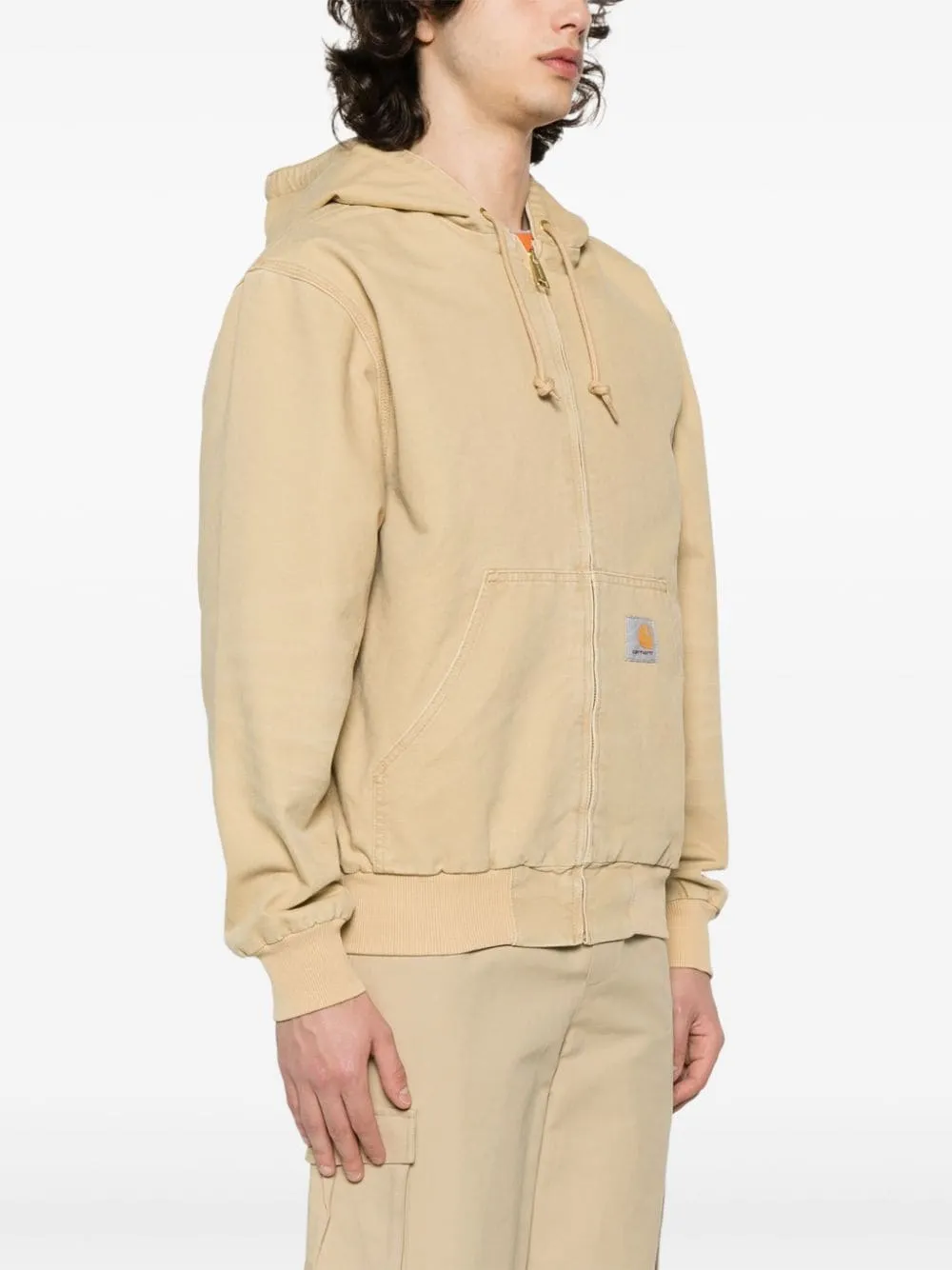 Giacca Active con cappuccio in beige - uomo