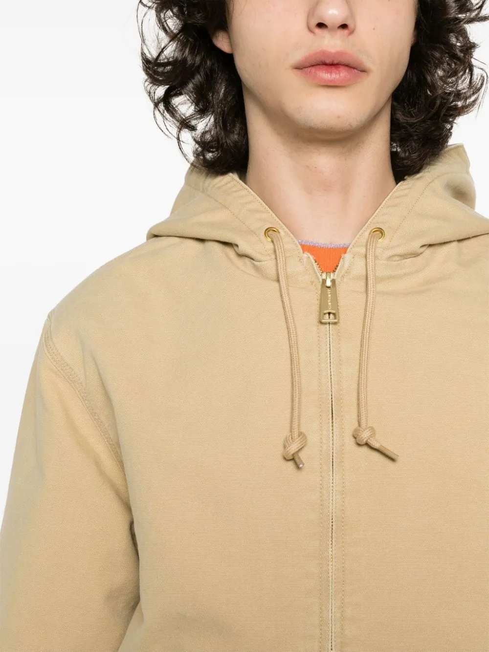 Giacca Active con cappuccio in beige - uomo