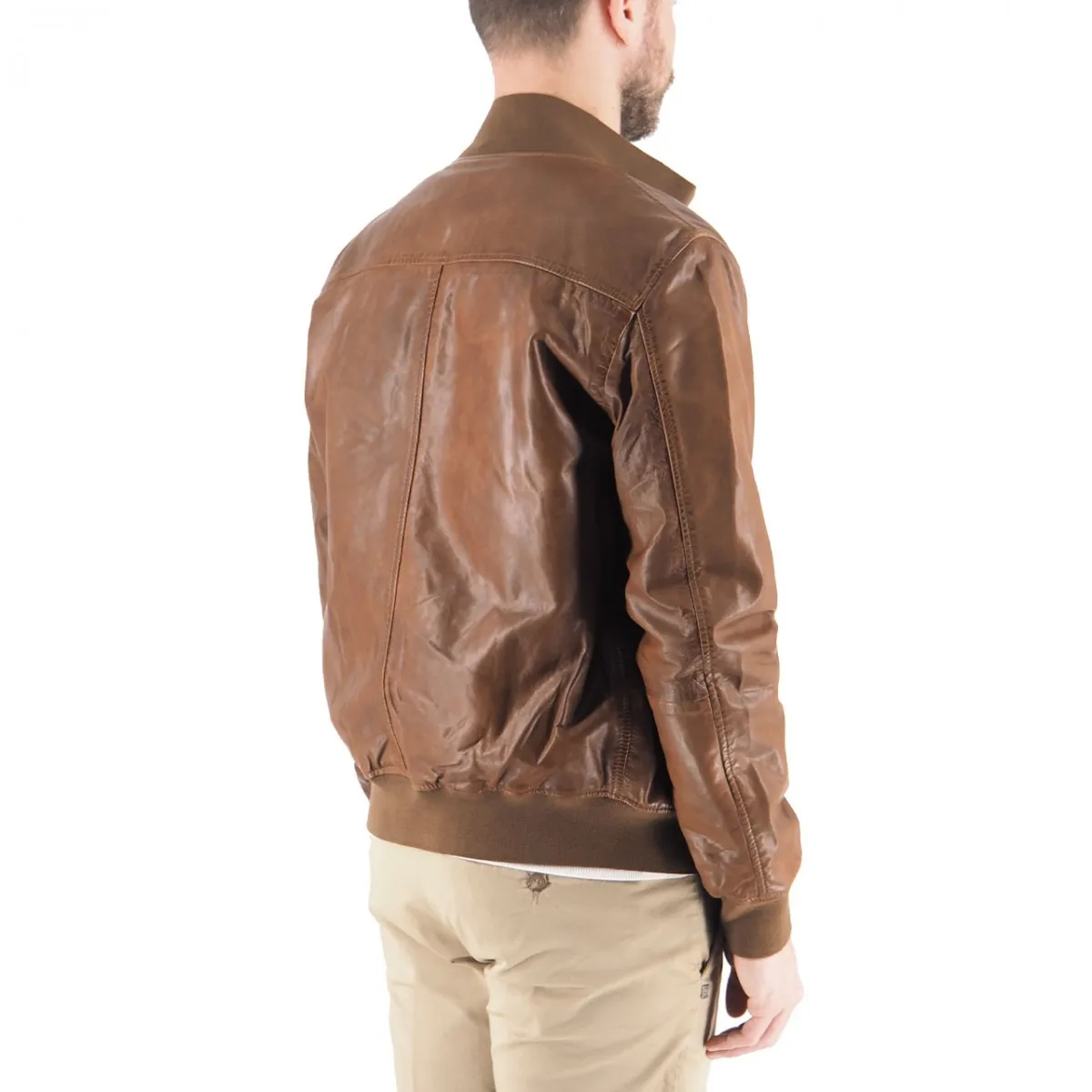 Giacca In Pelle Corta