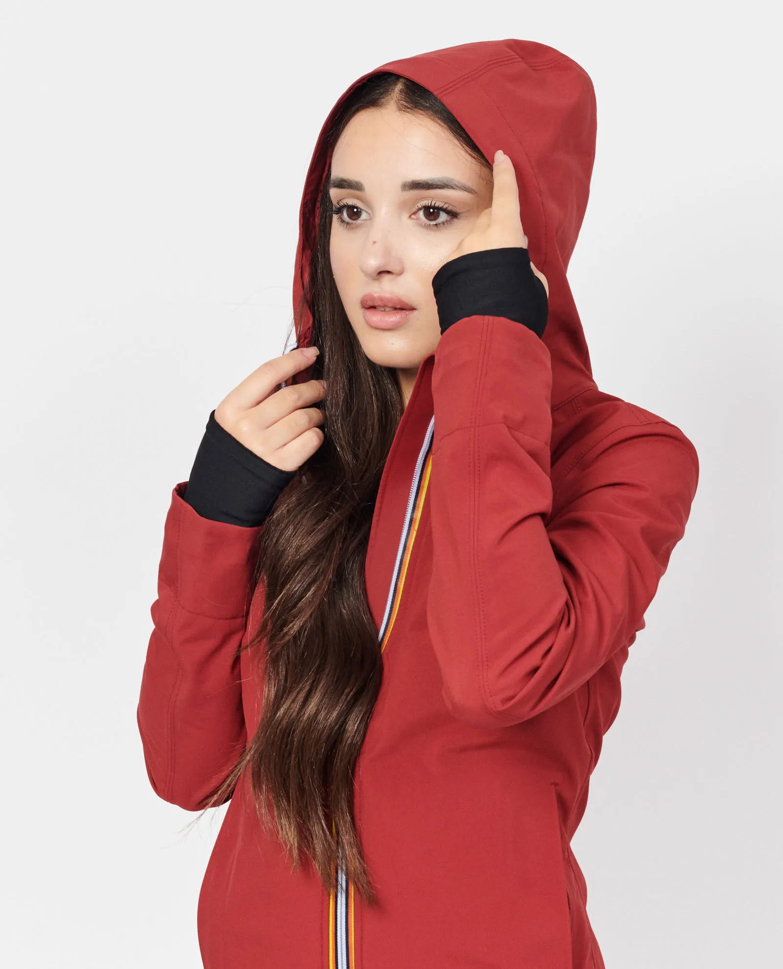 Giacca Lila K-way Lil con cappuccio