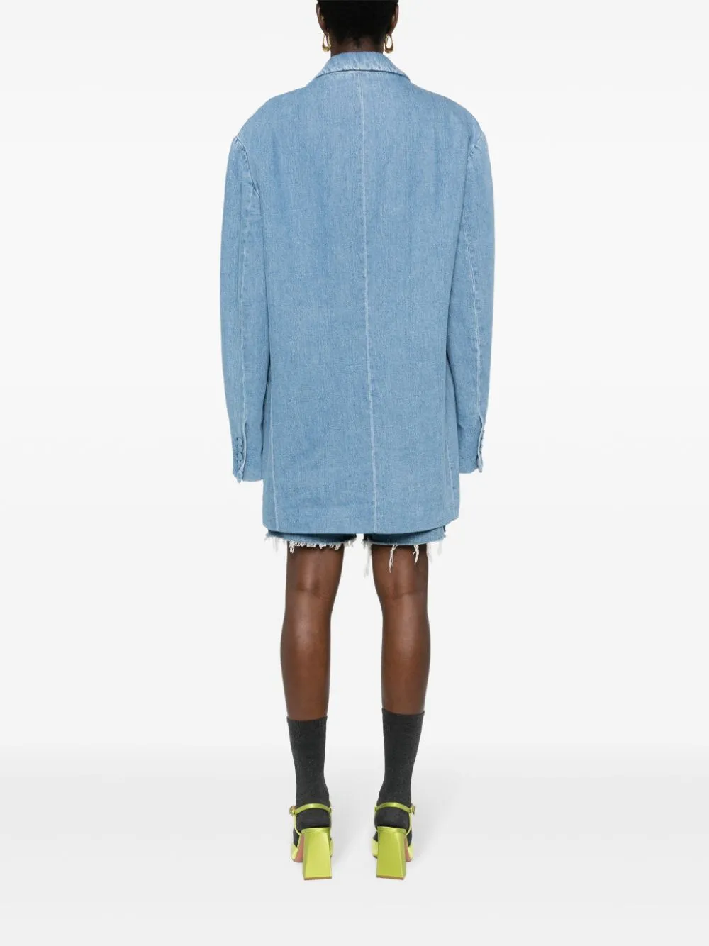 Giacca oversize in denim in blu - donna