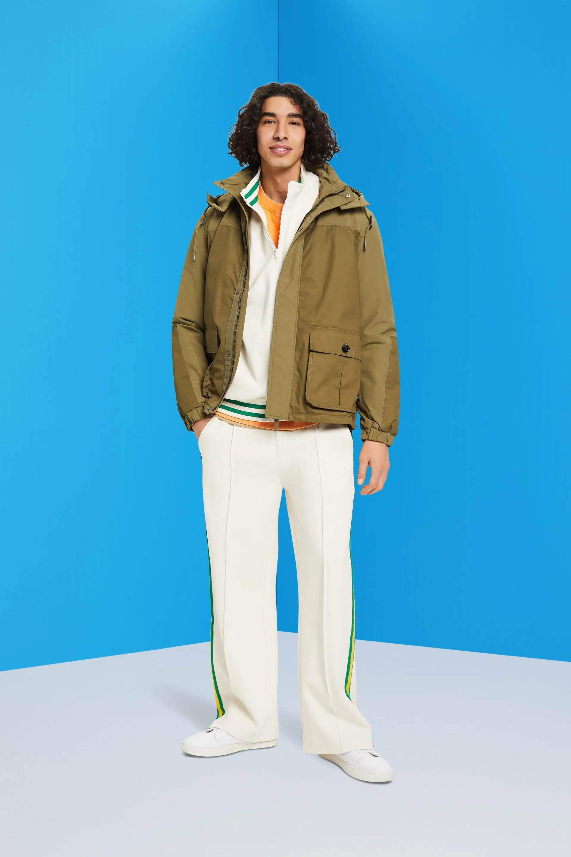 Giacca utility con cappuccio rimovibile