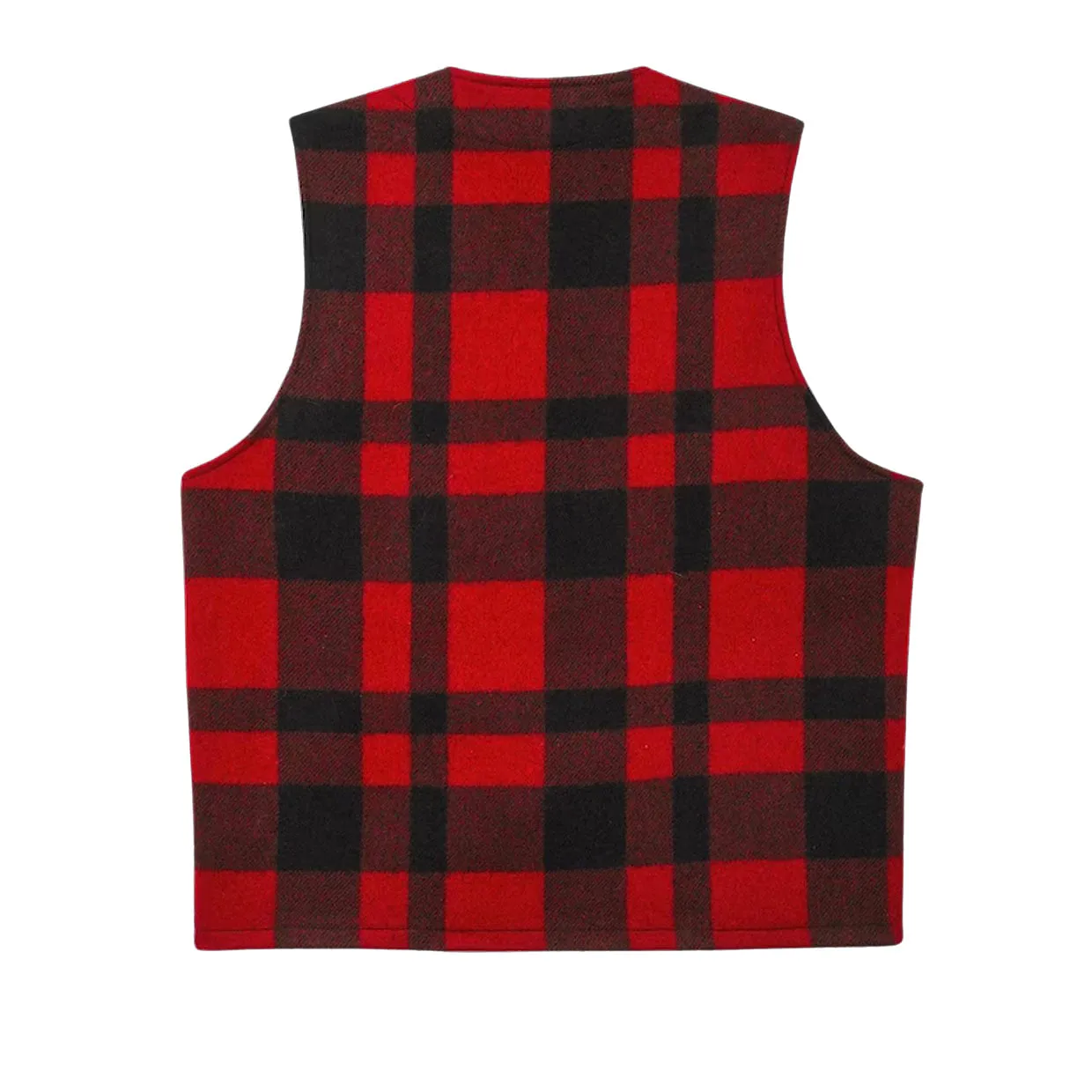 Gilet Uomo Filson Mackinaw Wool Vest Rosso / Nero