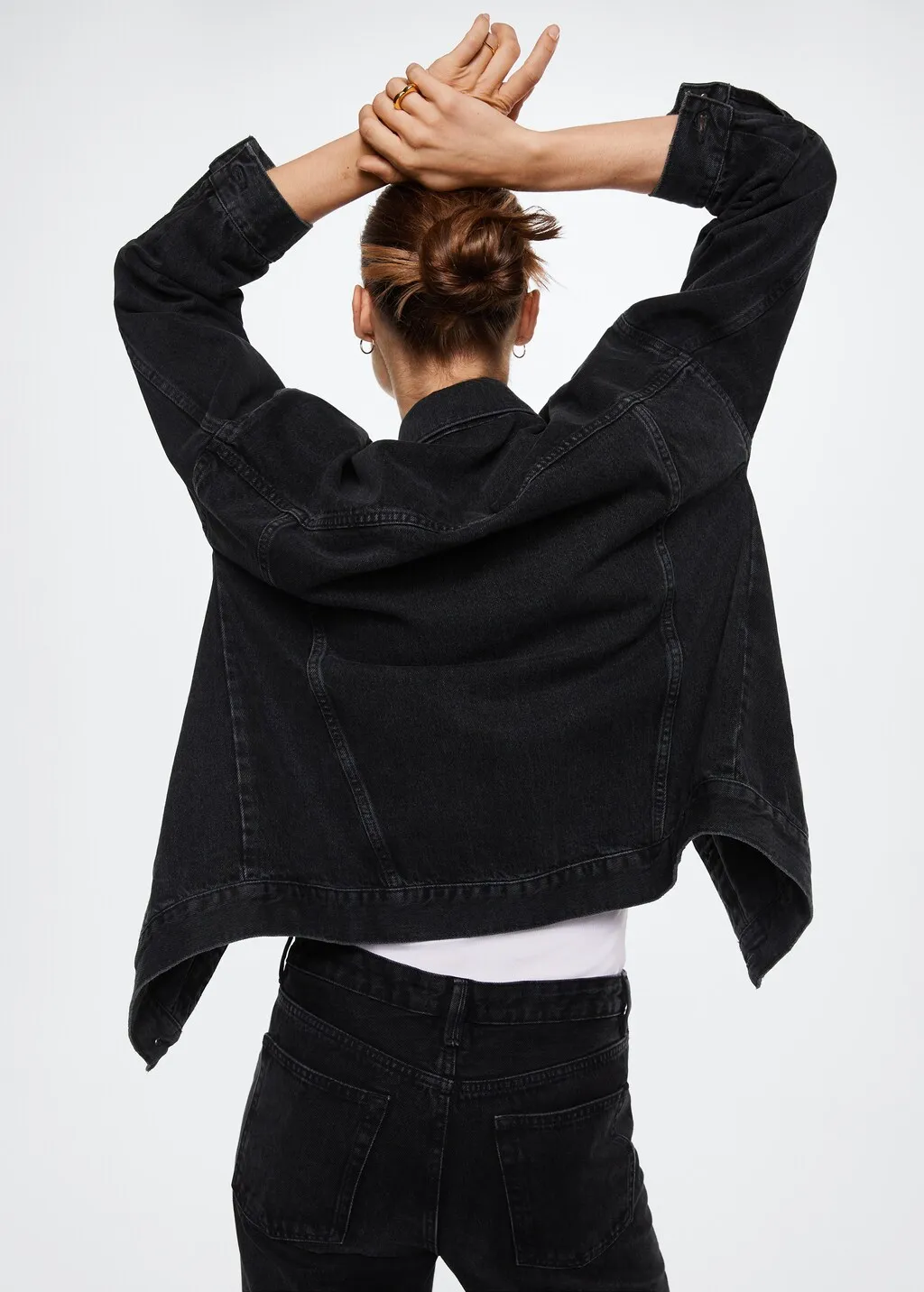 Giubbotto denim oversize