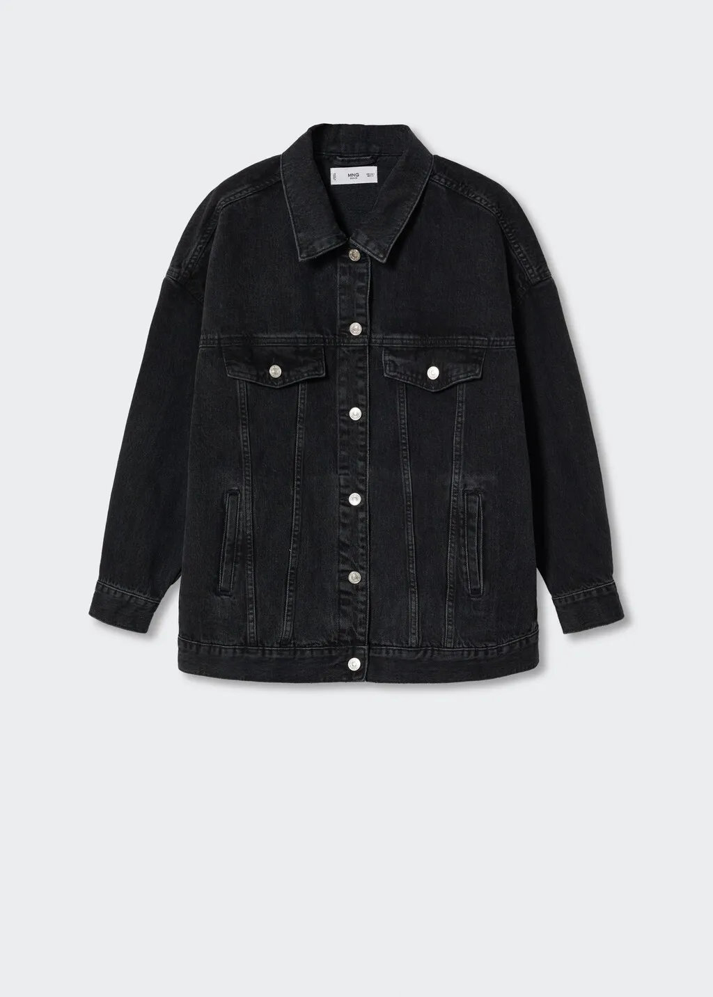 Giubbotto denim oversize