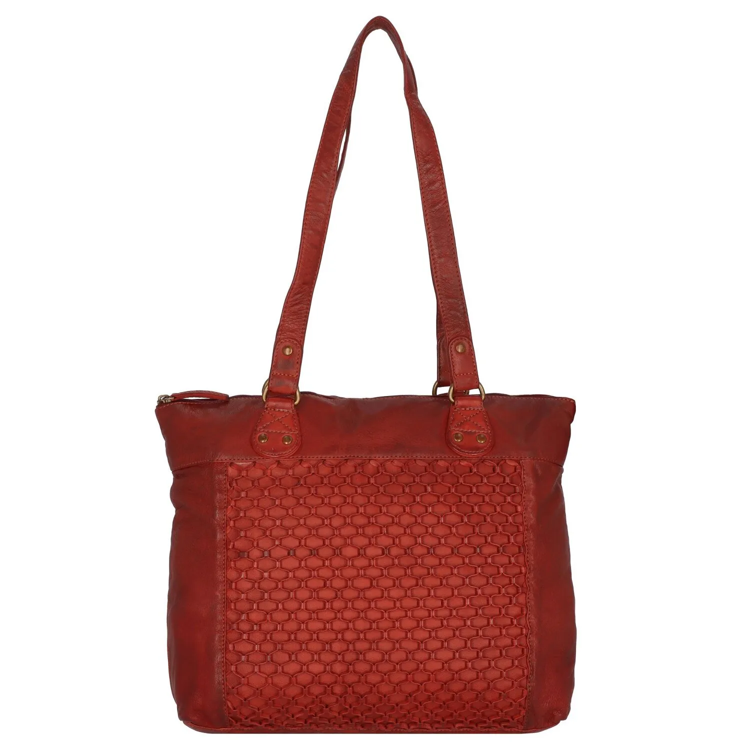 Greenland Nature Femi & Nine Borsa a tracolla in pelle 35 cm