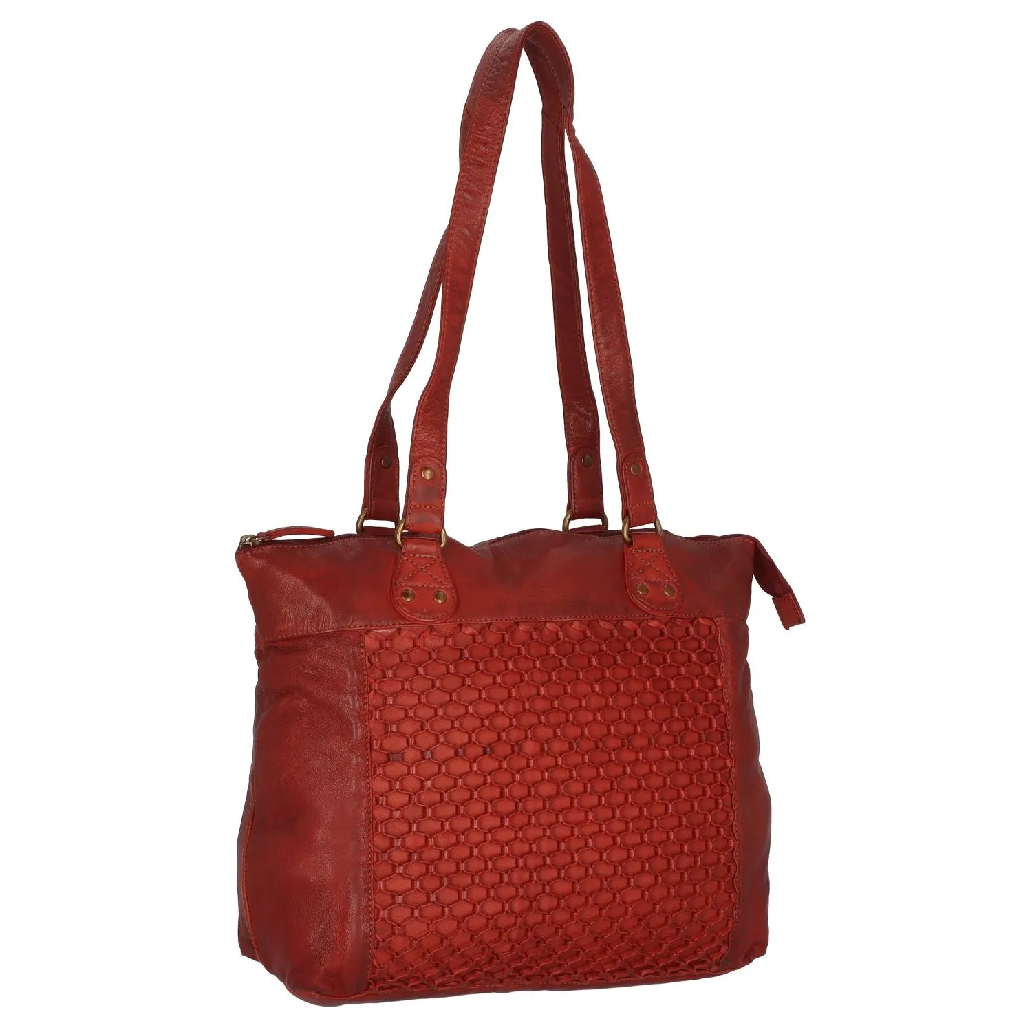 Greenland Nature Femi & Nine Borsa a tracolla in pelle 35 cm