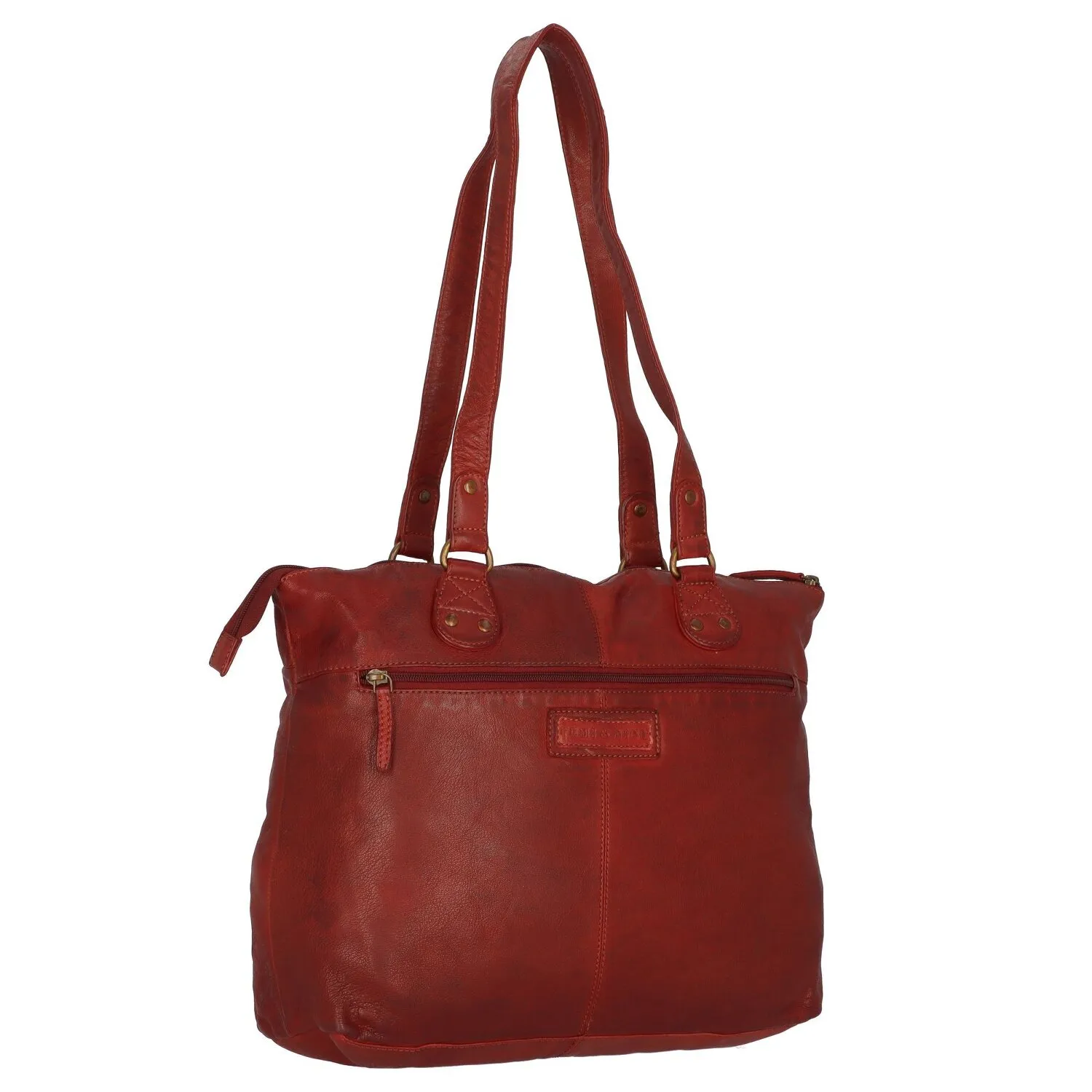 Greenland Nature Femi & Nine Borsa a tracolla in pelle 35 cm