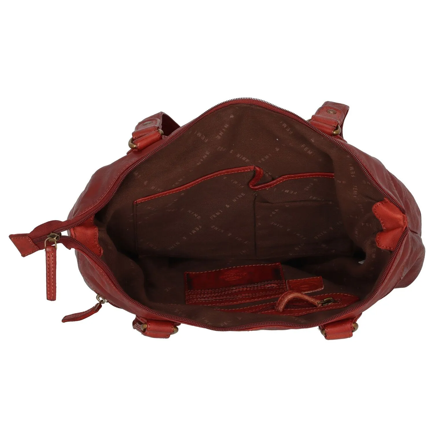 Greenland Nature Femi & Nine Borsa a tracolla in pelle 35 cm