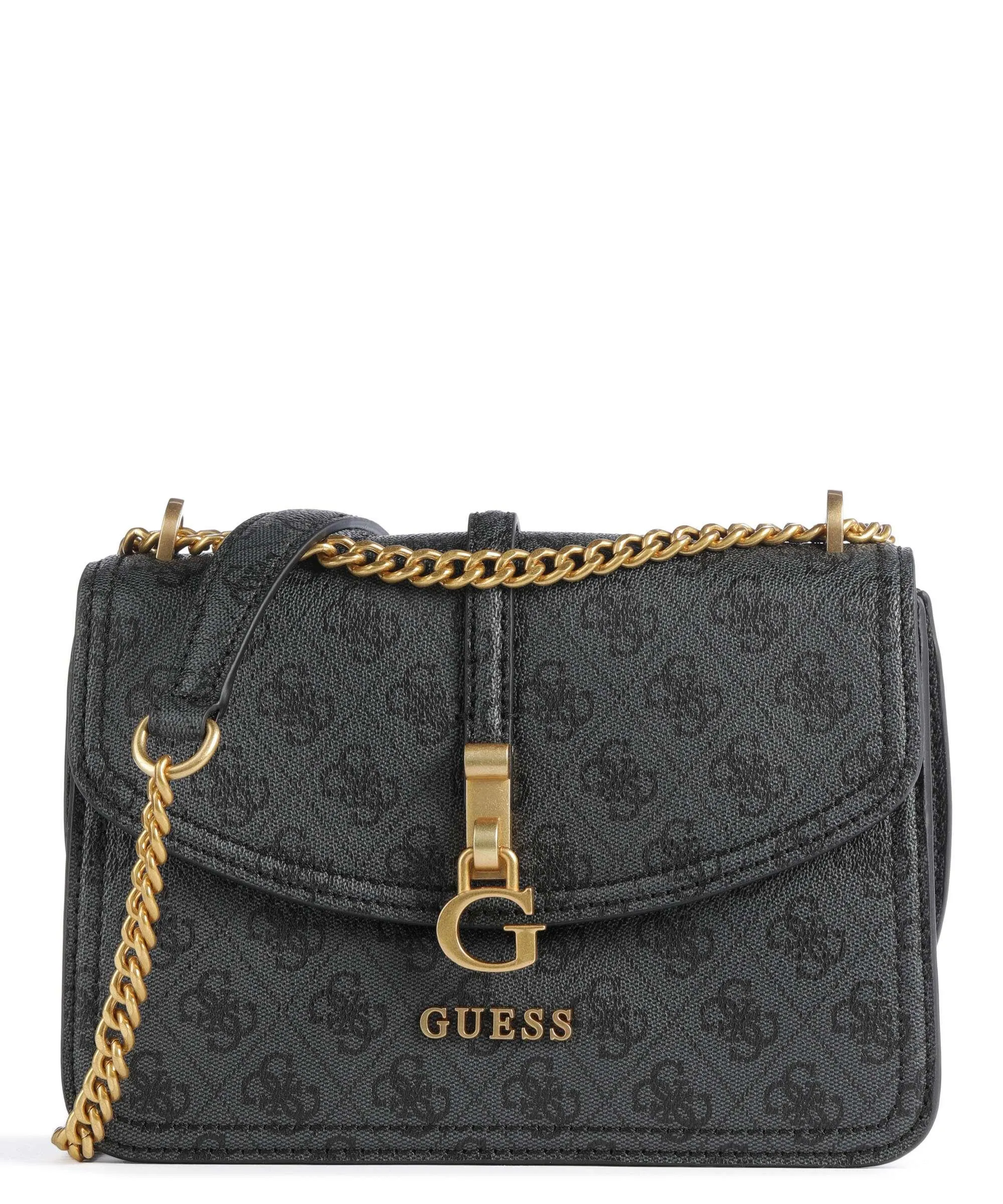  Guess G James Borsa a spalla pelle sintetica grigio scuro  