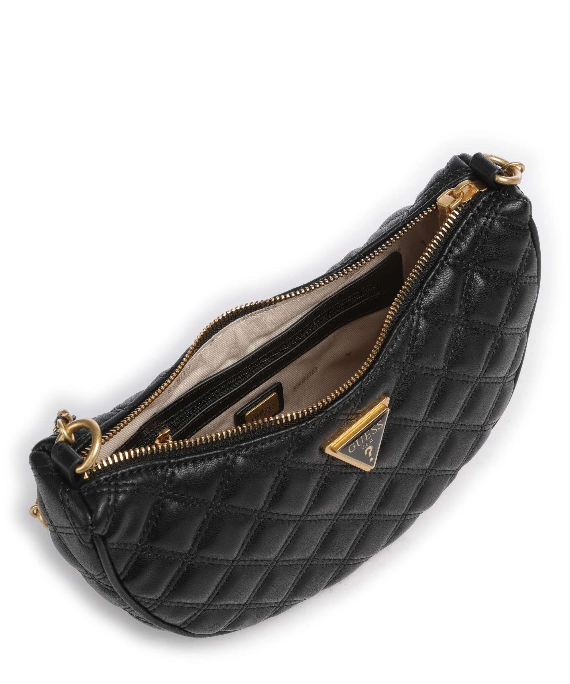  Guess Giully Borsa a spalla pelle sintetica nero  