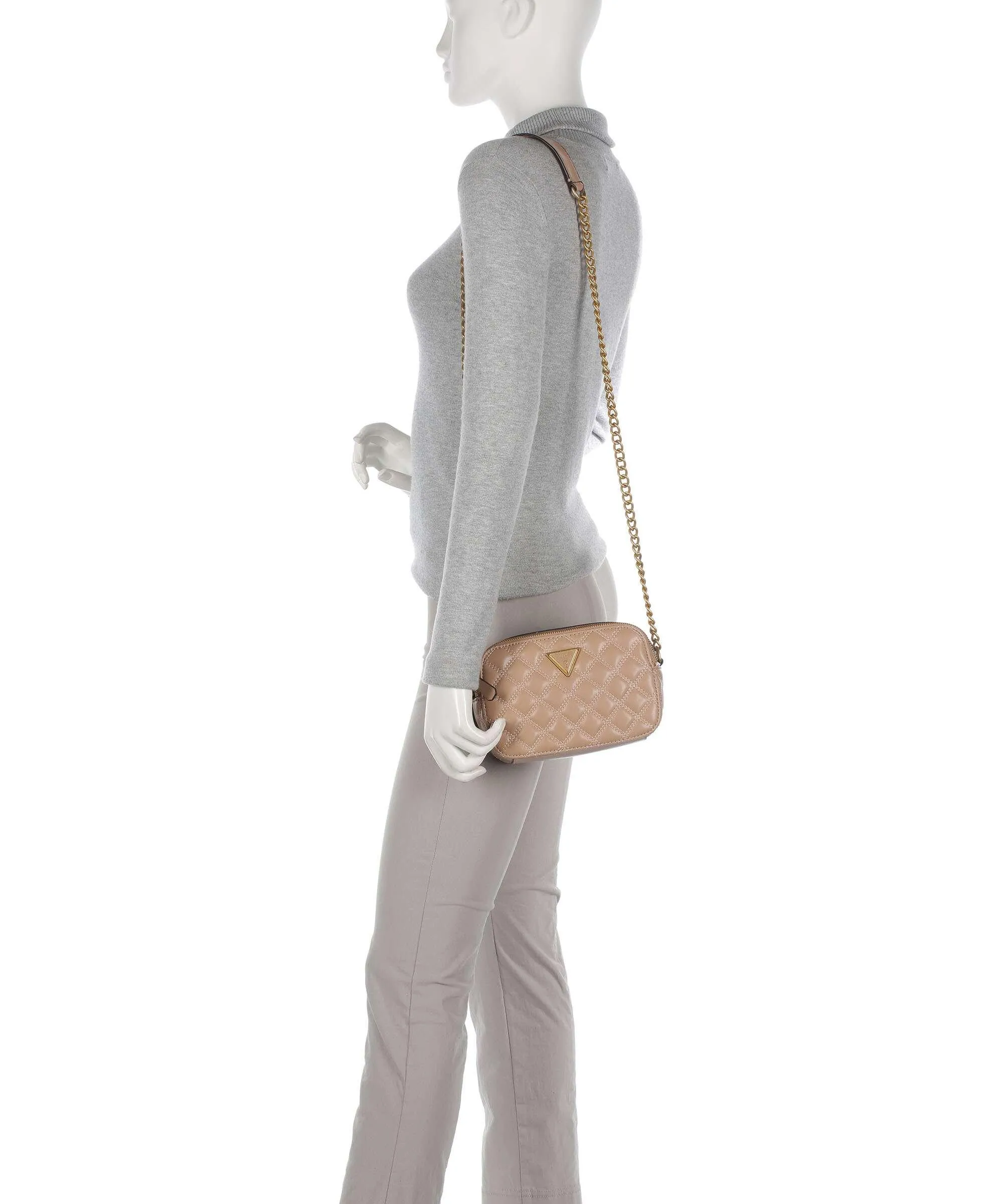  Guess Giully Borsa a tracolla pelle sintetica beige  