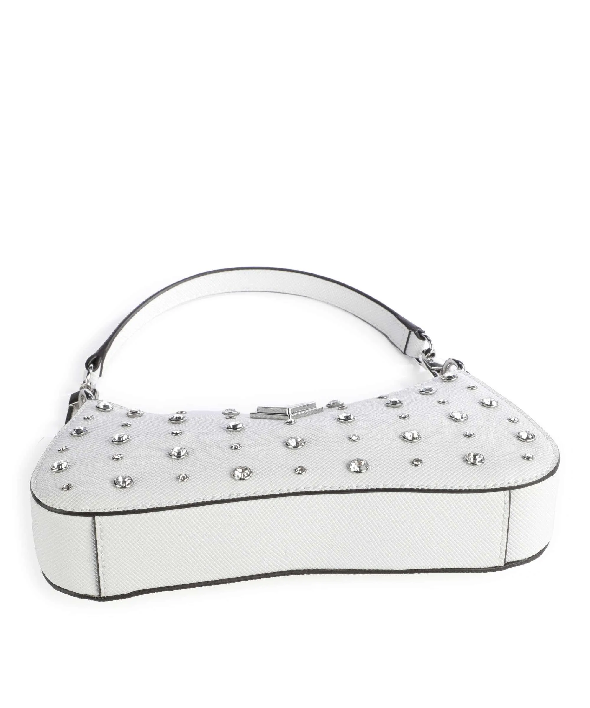 Guess Liona Borsa a spalla pelle sintetica bianco  